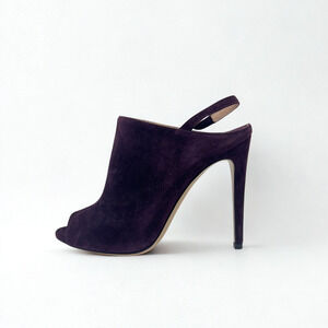 Miu Miu Suede Slingback Mules